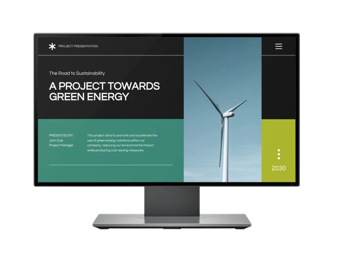 modèles de présentation de projet