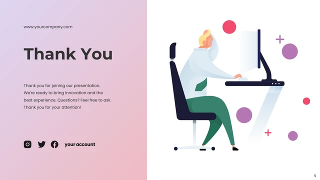 Gradient Color Minimalist Roadmap Presentation - Seite 5