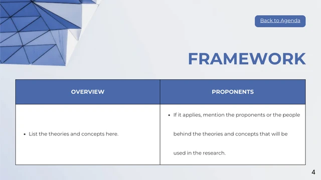 Blue And White Modern Clean Professional Proposal Research Presentation - Pagina 4